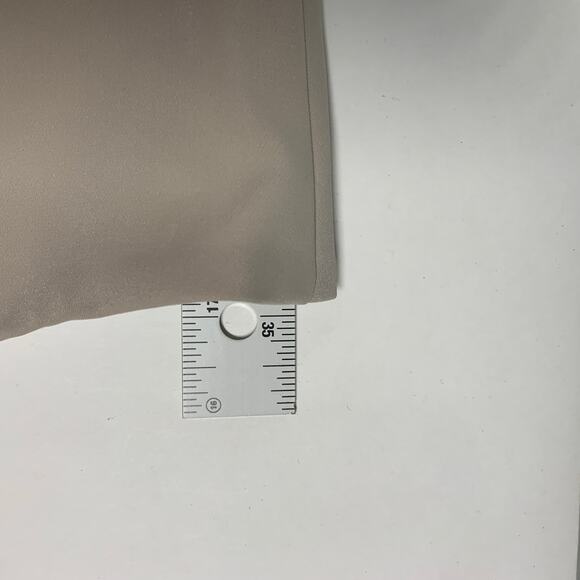 AQ/AQ 6L Long Womens Split Hem January Trouser Beige Front Split Wide Leg - Picture 7 of 9